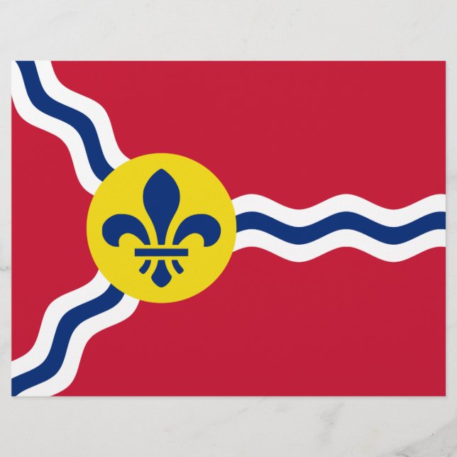 Letterhead with Flag of St. Louis, Missouri (Front)