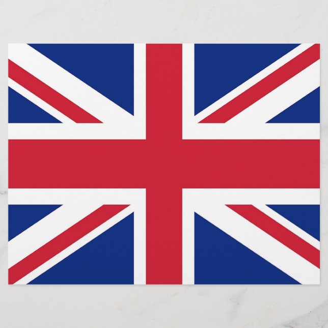 Letterhead with Flag of United Kingdom (Front)