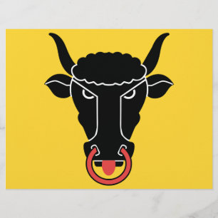 Letterhead with Flag of Uri canton, Switzerland