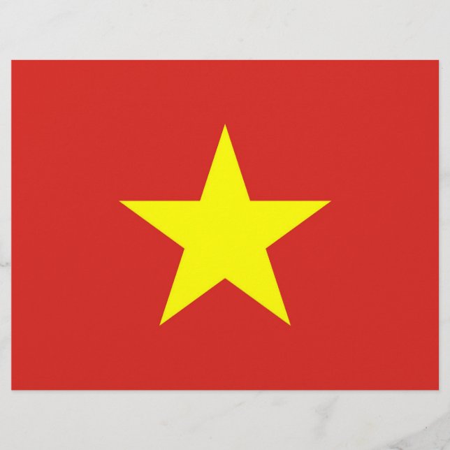 Letterhead with Flag of Vietnam (Front)