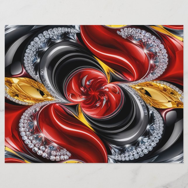 Letterhead with German Colours Design (Front)