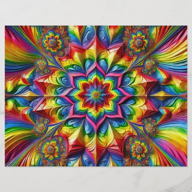 Letterhead with LGBTQ Colours Design (Front)