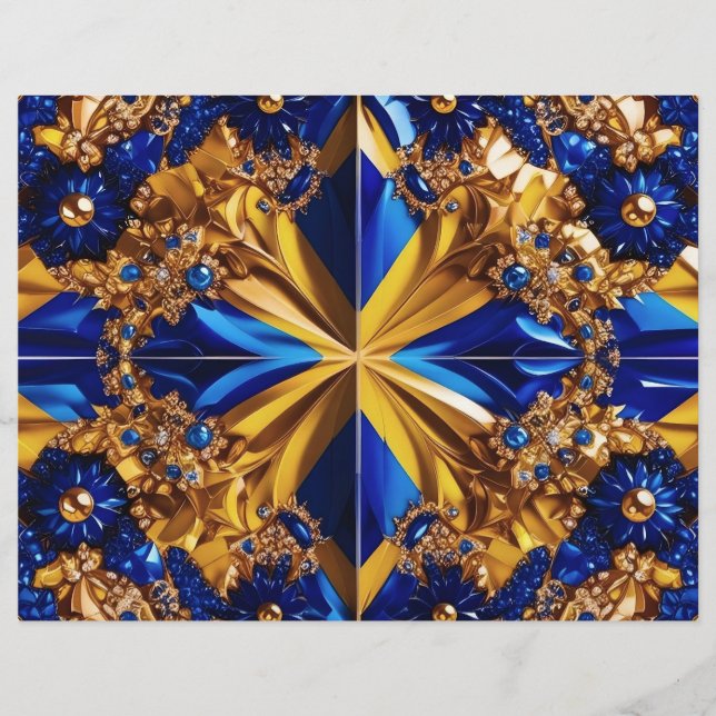 Letterhead with Sweden Colours Design (Front)