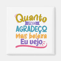 Lettering com frase em português brasileiro 