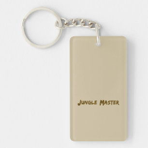 Lettering Design Jungle Master Key Ring
