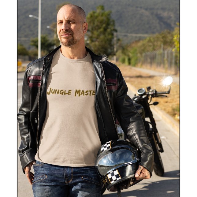 Lettering Design Jungle Master T-Shirt (Creator Uploaded)