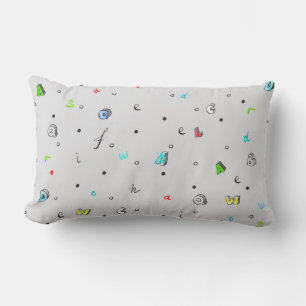 Lettering design pillow