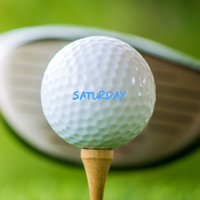 Lettering Design Saturday in Sky Blue Golf Balls (Creator Uploaded)