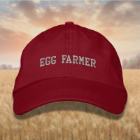 Lettering Egg Farmer in Silver