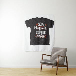Lettering Typography Quote Tapestry
