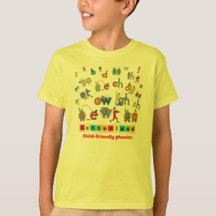 Letterland   Child's T-Shirt Full Colour