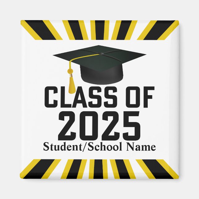 Letterman Class of 2025 Graduation Magnet (Front)