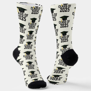 Letterman Class of 2025 Graduation Socks