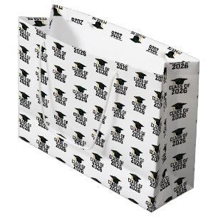 Letterman Class of 2026 Graduation Large Gift Bag