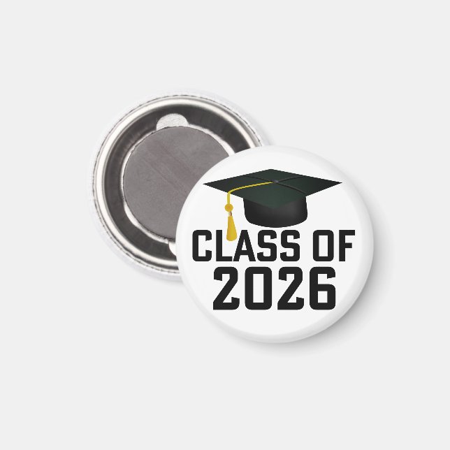 Letterman Class of 2026 Graduation Magnet (Front/Back)