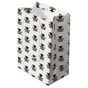 Letterman Class of 2026 Graduation Medium Gift Bag
