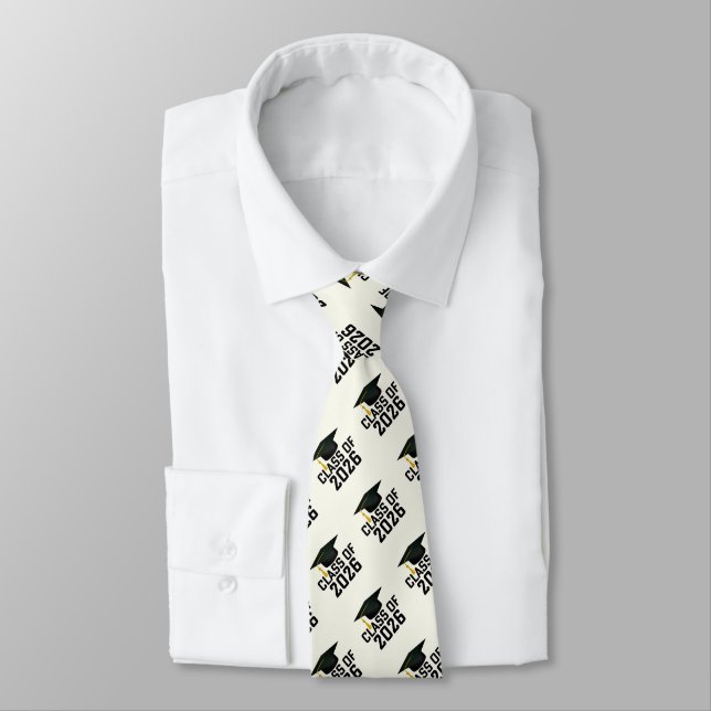 Letterman Class of 2026 Graduation Tie (Tied)