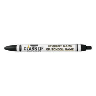Letterman Class of 2027 Graduation Black Ink Pen