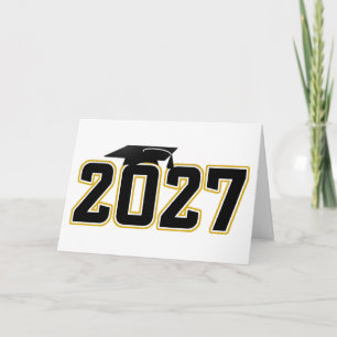 Letterman Class of 2027 Graduation Card