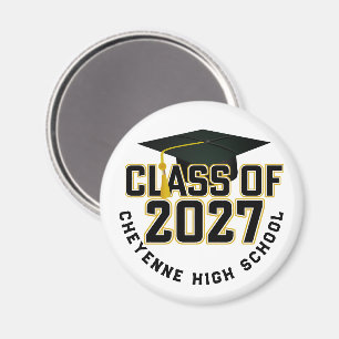 Letterman Class of 2027 Graduation Magnet