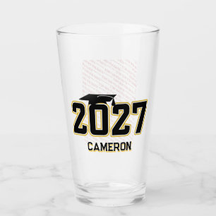 Letterman Class of 2027 Photo Graduation Glass