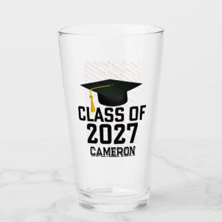 Letterman Class of 2027 Photo Graduation Glass
