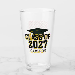 Letterman Class of 2027 Photo Graduation Glass