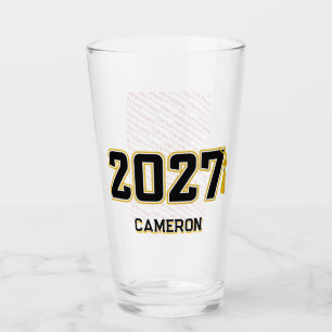 Letterman Class of 2027 Photo Graduation Glass