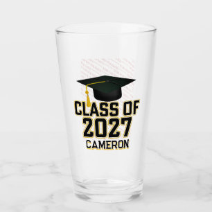 Letterman Class of 2027 Photo Graduation Glass