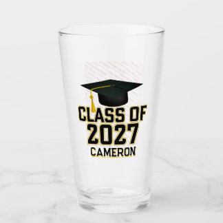 Letterman Class of 2027 Photo Graduation Glass