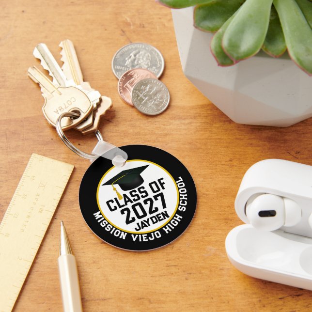 Letterman Class of 2027 Photo Graduation Key Ring (Desk)