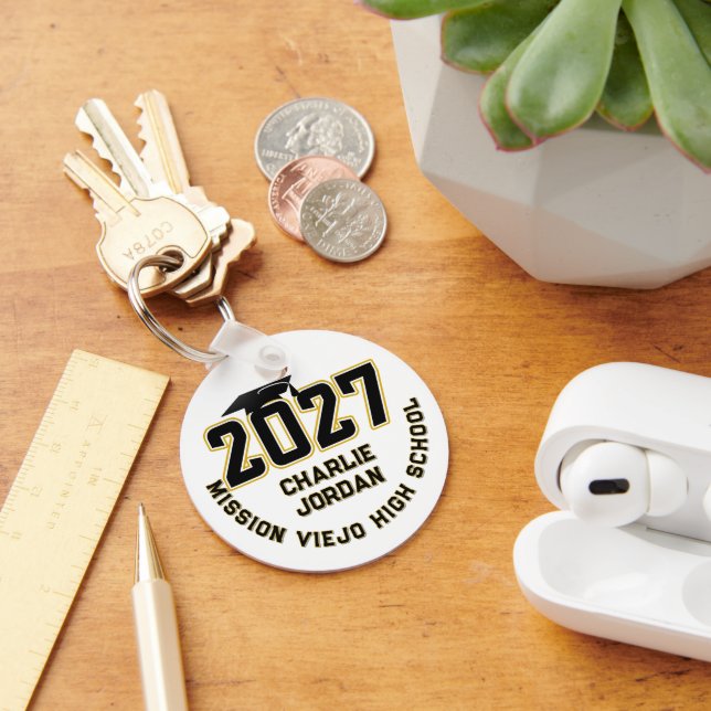 Letterman Class of 2027 Photo Graduation Key Ring (Desk)
