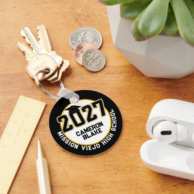 Letterman Class of 2027 Photo Graduation Key Ring (Desk)