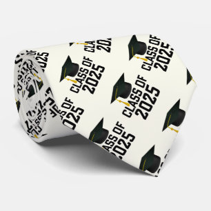 Letterman Style Class of 2025 Graduation Tie