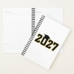 Lettermen Class of 2027 Graduation Planner<br><div class="desc">* CONGRATS TO THE GRAD! * * Customize this day / week planner for the graduate weeks to come! * With colorful stickers, 60 pages and 12 months long. * Two size options to choose from (soft or hard cover). * Add text to the cover (and / or to the...</div>