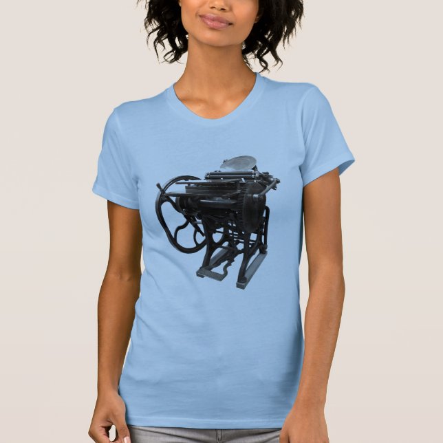 letterpress 1888 petite t-shirt (Front)