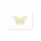 Letterpress Style Butterfly