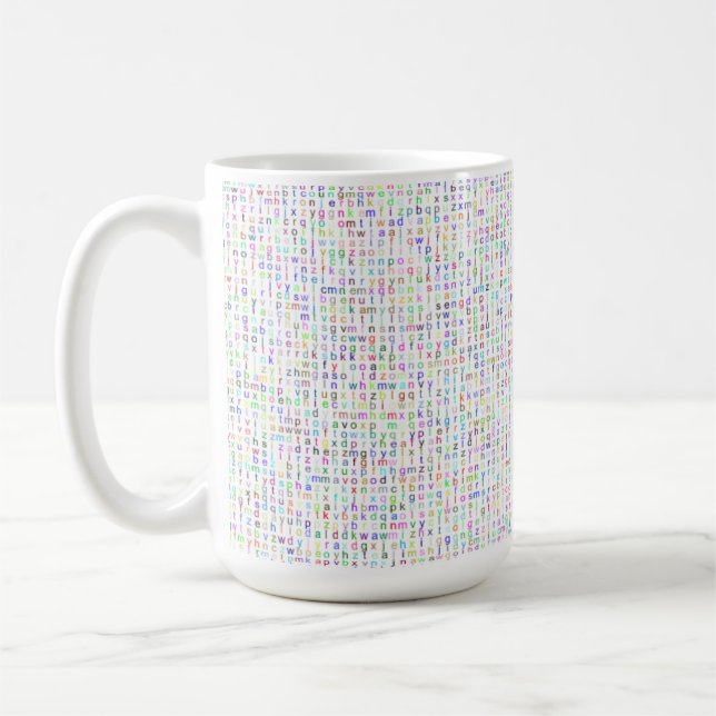 Letters 15oz Mug (Left)