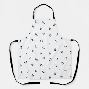 Letters Apron