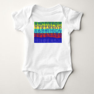LEtters baby bodysuit