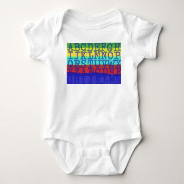 LEtters baby bodysuit (Front)