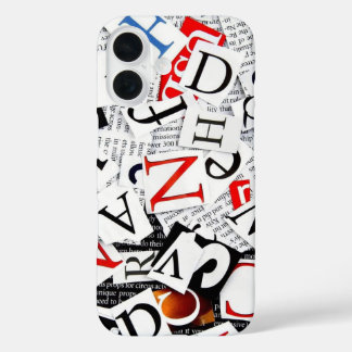 Letters iPhone 16 Case