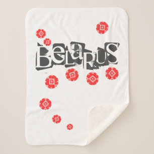 Letters Folk Pattern Belarus Беларусь Blanket