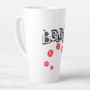 Letters Folk Pattern Belarus Беларусь Mug Cup