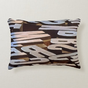 Letters for Typesetting Decorative Cushion