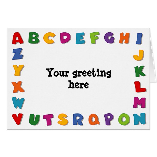 Letters Frames (Front Horizontal)