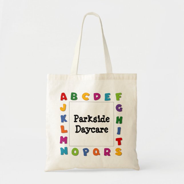 Letters Frames Tote Bag (Front)