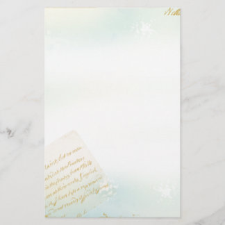 Letters from Paris Stationery in Blue