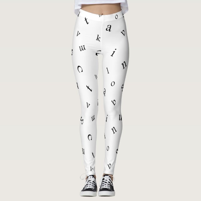 Letters Leggings (Front)