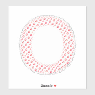 LETTERS MADE UP OF HEARTS